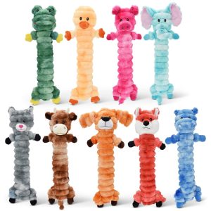 Multipet International Assorted Crimpy Pals Dog Toy