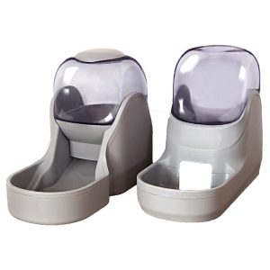 HANAMYA Automatic Waterer and Feeder Bundle Set for Pets