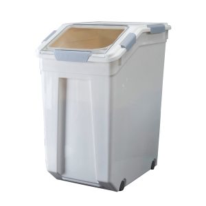 HANAMYA Pet Food Storage Container with Measuring Cup for Dogs and Cats