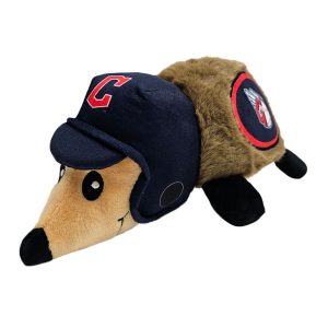 Pets First MLB Cleveland Guardians Hedgehog Dog Toy