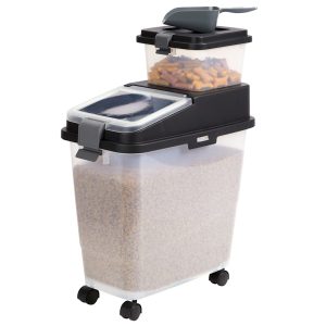 Mighty Tuff Airtight Rolling Pet Food Container Combo