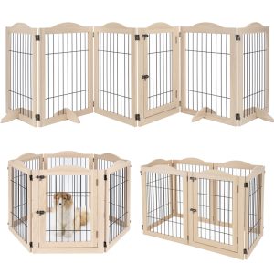 UniPaws Extra Wide Dog Gate Pet Playpen