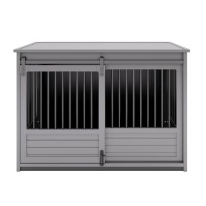 New Age Pet ECOFLEX Barn Door Dog Crate End Table