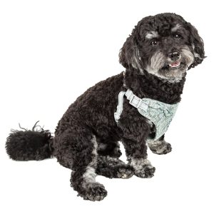 Pet Life 'Fidomite' Mesh Reversible and Breathable Adjustable Dog Harness W/ Designer Bowtie