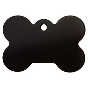 Red Dingo Titanium Coated Bone Personalized Engraved Pet ID Tag