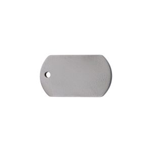Red Dingo Titanium Rectangle Personalized Engraved Pet ID Tag