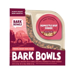 Bark Bowls Homestyle Beef Dinner Travel Ready Dry Dog Food