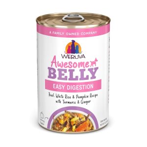 Weruva Awesome Belly Beef, White Rice & Pumpkin Recipe with Turmeric & Ginger Wet Dog Food
