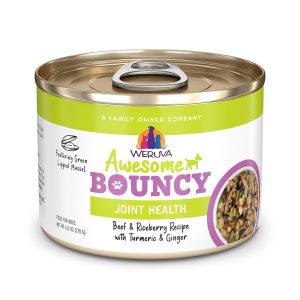 Weruva Awesome Bouncy Beef & Riceberry Recipe with Turmeric & Ginger Wet Dog Food