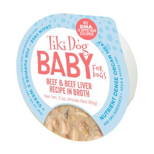 Tiki Dog Baby Whole Beef & Beef Liver Wet Dog Food