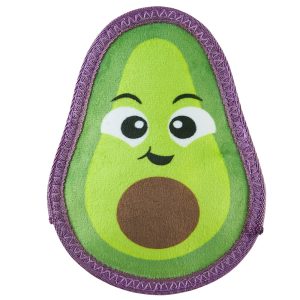 Outward Hound Tough Skinz Avocado Durable Squeaky Dog Toy