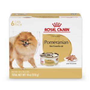 Royal Canin Breed Health Nutrition Pomeranian Adult Loaf in Sauce Dog Food