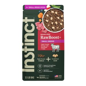 Instinct Raw Boost Small Breed Grain Free Recipe with Real Beef Natural Dry Dog Food