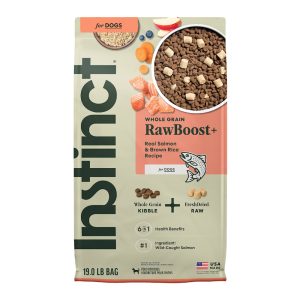 Instinct Raw Boost Whole Grain Real Salmon & Brown Rice Recipe Natural Dry Dog Food