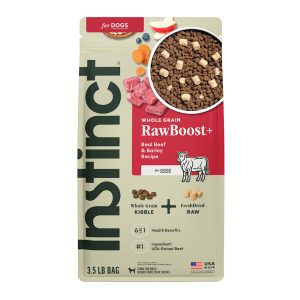 Instinct Raw Boost Whole Grain Real Beef & Barley Recipe Natural Dry Dog Food