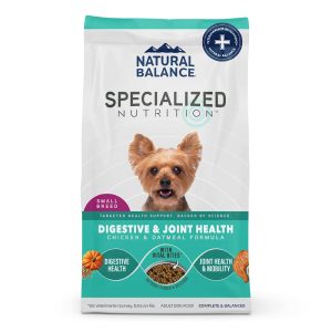Natural Balance Specialized Nutrition Small Breed Digestive & Joint Health Chicken & Oatmeal Formula Dry Dog Food