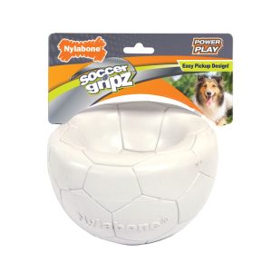 Nylabone Power Play Gripz Dog Soccer Ball Dog Toy