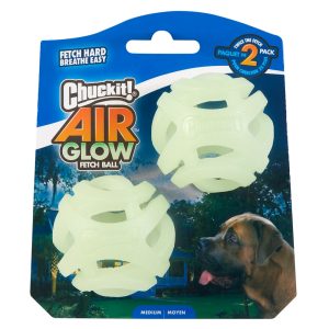 Chuckit! Max Glow Air Fetch Ball Dog Toy
