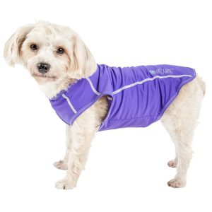 Pet Life Active 'Racerbark' 4-Way Stretch Performance Active Dog Tank Top T-Shirt