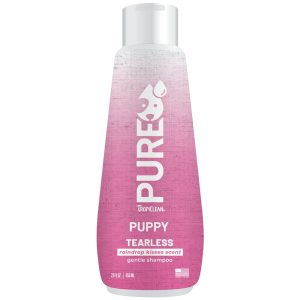 TropiClean PURE Raindrop Kisses Tearless Shampoo for Puppies