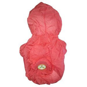 Pet Life Ultimate Waterproof Thunder-Paw Adjustable Zippered Folding Travel Dog Raincoat