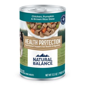 Natural Balance Health Protection Chicken, Pumpkin & Brown Rice Stew Wet Dog Food