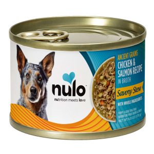 Nulo Ancient Grain Savory Stew, Chicken & Salmon for Puppy & Adult Dog Food
