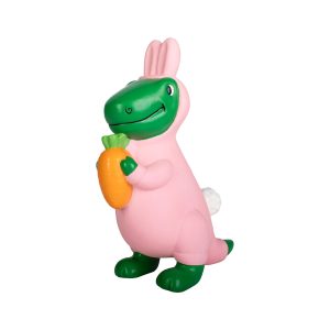 PetShop by Fringe Studio Have A Hoppy Easter Buny Dino Latex Toy for Dogs