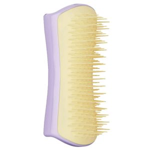 Pet Teezer Lilac & Yellow Detangling Grooming Brush for Dogs