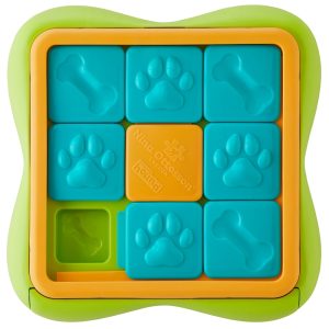 Outward Hound by Nina Ottosson Level 2 Intermediate Multicolored Challenge Slider Treat Puzzle Enrichment Toy for Dogs