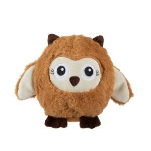 PetShop by Fringe Studio Don'T Ruffle My Feathers Rubber Plush Dog Toy