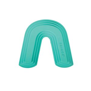 PetShop by Fringe Studio Turquoise Color Me Happy Rubber Dog Toy