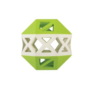 PetShop by Fringe Studio Lime/White This Is How I Roll Rubber Dog Toy