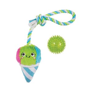PetShop by Fringe Studio Cone-Fidence Is Yummy Rubber Dog Toy
