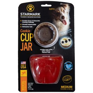 Starmark Cookie Cup Jar for Dogs