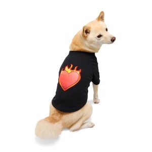 Reddy Flaming Heart Pet T-Shirt