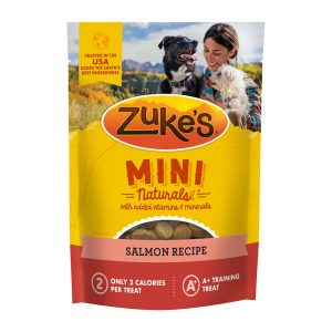 Zuke's Mini Naturals Dog Training made with Real Salmon Treats for Dogs of All Sizes
