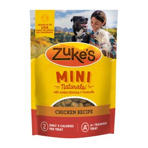 Zuke's Mini Naturals Dog Training made with Real Chicken Treats for Dogs of All Sizes
