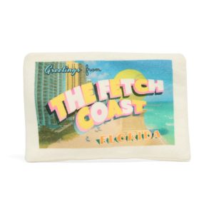 YOULY Fetch Coast Travel Postcard Plush Dog Toy