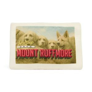 YOULY Mount Ruffmore Travel Postcard Plush Dog Toy