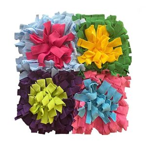 Piggy Poo and Crew Colorful Activity Snuffle Mat for Dogs Puppies Pigs Rabbits Cats Small Animals