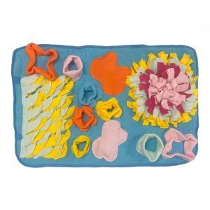 Piggy Poo and Crew Interactive Snuffle Mat for Mental Stimulation and Enrichment
