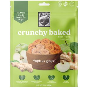 Wet Noses Grain-Free Apple Ginger Oven Baked Crunchy Treats for Dogs