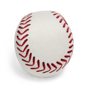 Leaps & Bounds Baseball Plush Dog Toy