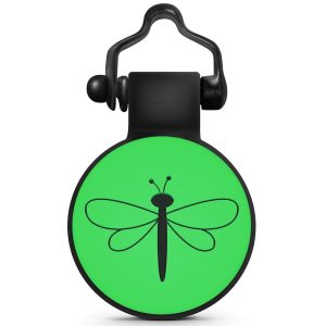 SiliDog Silent Personalized Dragonfly Pet ID Tag for Dogs