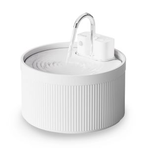 PawsPik CeramiFlow Battery-Operated Faucet-Design Pet Water Fountain