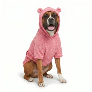 Petco Teddy Bear Ears Hooded Pet Sweater