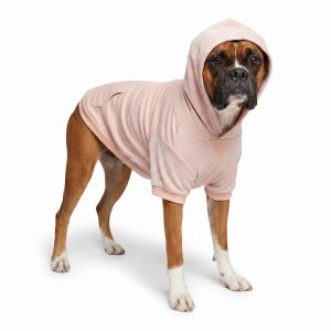 Petco Textured Light Pink Pet Hoodie
