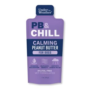 Under The Weather PB & Chill Calming Peanut Butter for Dogs