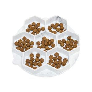 EveryYay Honeycomb Silicone Slow Feeder Dog Bowl Insert